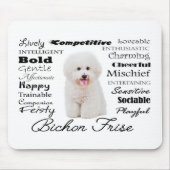 Bichon Traits Mousepad Muismat (Voorkant)