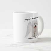 Bichons sont Angels Jumbo Mug (Devant droit)
