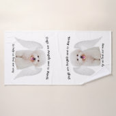 Bichons sont Angels serviette de bain (Serviette de bain)