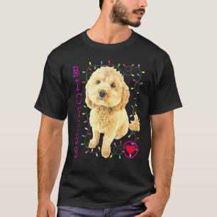 Bichpoo Puppy Dog Podle Cross Noodle Super Cute B T-shirt