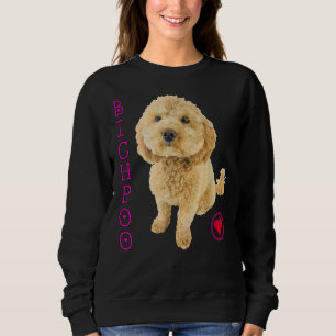 Bichpoo Puppy Hond Poedel Cross Noodle Super Cute  Trui