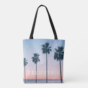 BiCoastal New York California Pink Blue Sunset Draagtas
