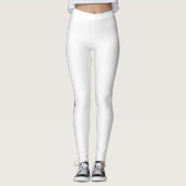bicolor en blanco y negro leggings (Voorkant)