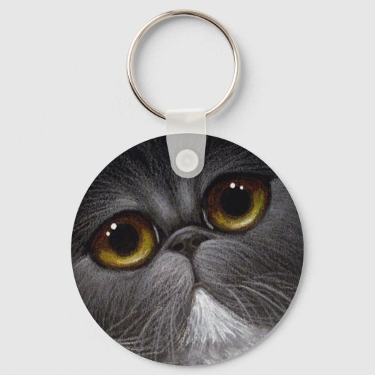 BICOLOR PERSIAN CAT-Sleutelhanger Sleutelhanger (Voorkant)