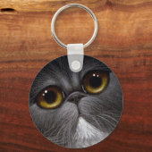 BICOLOR PERSIAN CAT-Sleutelhanger Sleutelhanger (Voorkant)