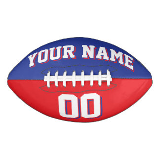 BICOLORED Blue en Red Custom Football