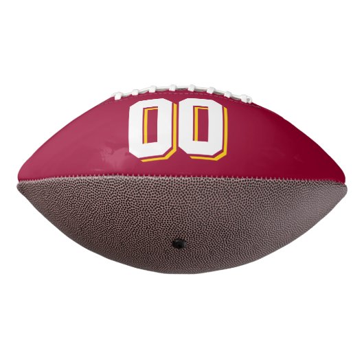 BICOLORED - Geel en maroon - Football (Gedraaid 270)