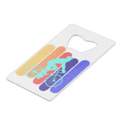 BICYCALE RESPECTIE KREDIETKAART FLESSENOPENER (Achterkant Gekanteld)