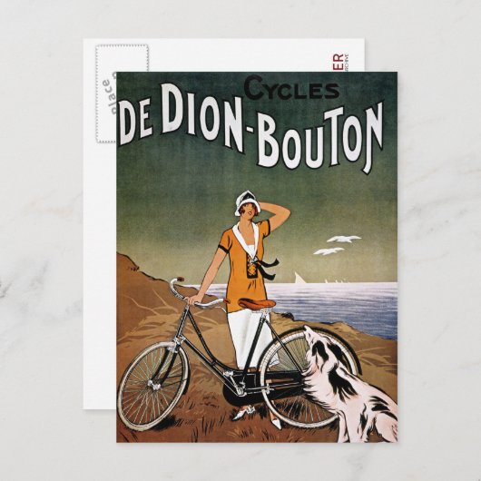 Bicycle Ad, 1925 Briefkaart (Voorkant / Achterkant)