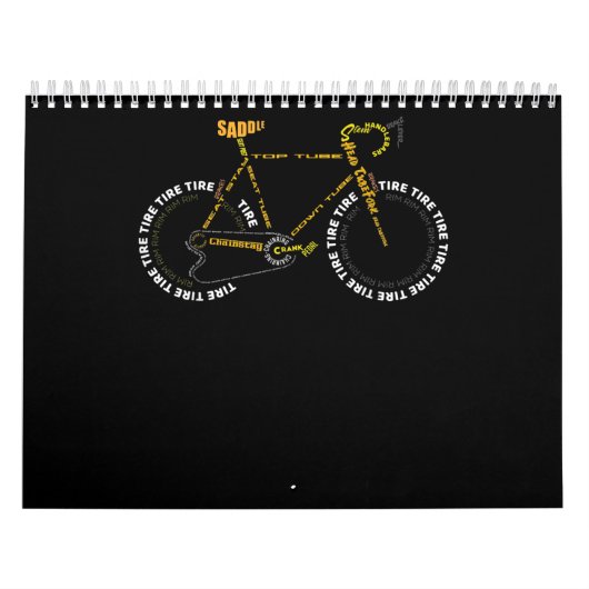 Bicycle    AnatomyCute Cycling is levensecht Kalender (Hoes)