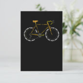 Bicycle    AnatomyCute Cycling is levensecht RSVP Kaartje (Staand voorkant)