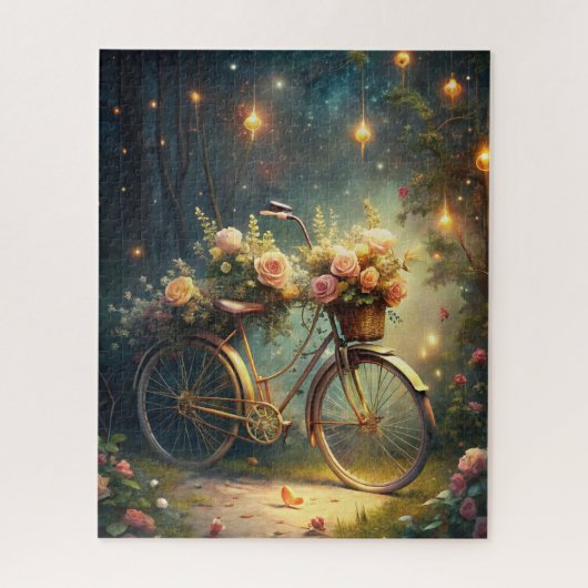Bicycle and Flowers Legpuzzel (Verticaal)