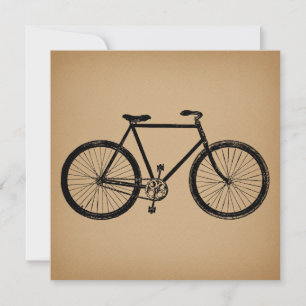 Bicycle Bike Illustratie  bruine fietsen Kaart