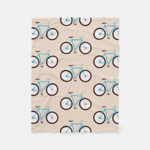Bicycle Bike-patroon Fleece Deken