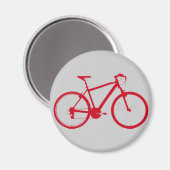 bicycle - biking + bike magneet (Voorkant / Achterkant)