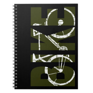 bicycle - biking + bike notitieboek