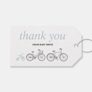 Bicycle bleu - Étiquettes cadeaux