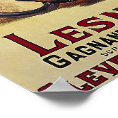 BICYCLE BORDEAUX 1901 aan PARIS Poster (Hoek)