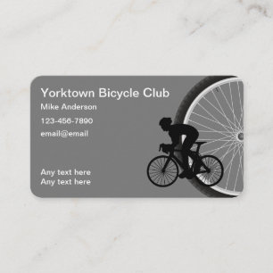Bicycle Club Theme Visitekaartjes