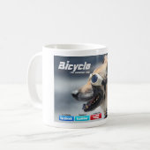 Bicycle Coffe Mok 11 oz. (Voorkant links)