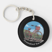 Bicycle Custom NAME Sleutelhanger (Voorkant)
