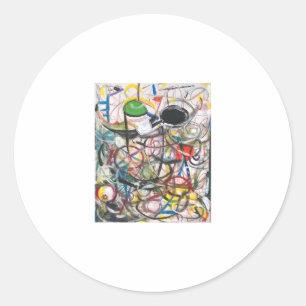 Bicycle Film Klas Abstract Hankamer Artjunkhaus Ronde Sticker