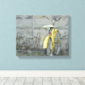 Bicycle Fotoaccentriek afbeelding Canvas Afdruk (Insitu (Houten vloer))