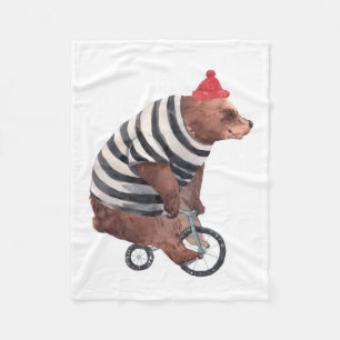 Bicycle Fun-Beer Fleece Deken