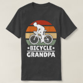 Bicycle Grandpa with Bike T-shirt (Design voorkant)