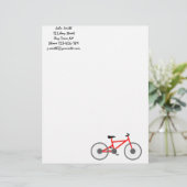 Bicycle Letterhead-Sjabloon Briefhoofd (Staand voorkant)