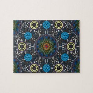 Bicycle Mandala Array Puzzle Legpuzzel