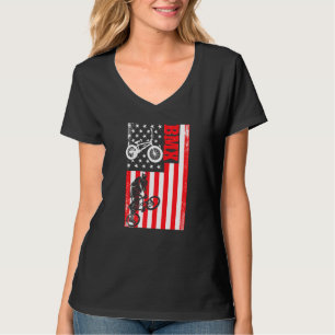 Bicycle Motocross Bmx Bike Rider Biking 2 T-shirt