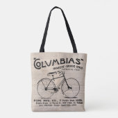  bicycle Newspapier advertentie Draagtas (Achterkant)