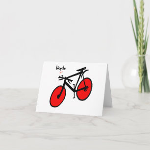 Bicycle Note-kaart Kaart