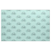 Bicycle Print Fabric Stof (Fat Quarter)