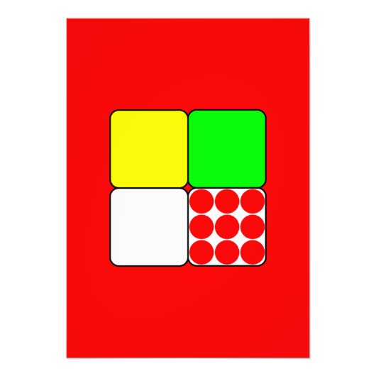 Bicycle Race Jerseys 3 Red Foto Afdruk (Voorkant)