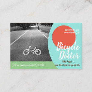 BICYCLE REPAIR Euro, 3,346 x 2,165-inch Visitekaar Visitekaartje