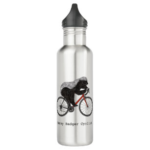 Bicycle Riding Honey Badger Waterfles