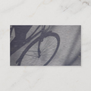 Bicycle schaduwvisitekaartje visitekaartje