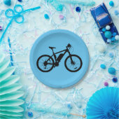 Bicycle Silhouette Papieren Bordje (Feest)