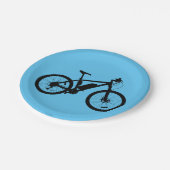 Bicycle Silhouette Papieren Bordje (Gekanteld)