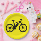 Bicycle Silhouette Papieren Bordje (Feest)