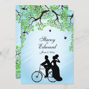 Bicycle Theme Weddenschap Blue Kaart