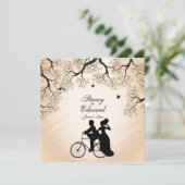 Bicycle Theme Weddenschap-wedstrijd Kaart