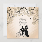 Bicycle Theme Weddenschap-wedstrijd Kaart