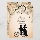 Bicycle Theme Weddenschap-wedstrijd Kaart (Voorkant / Achterkant)