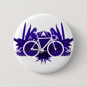 Bicycle volgen op Violet Ronde Button 5,7 Cm