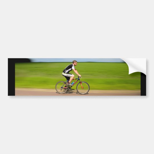 Bicycler - Bumpersticker (Voorkant)