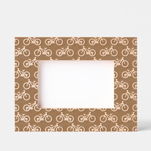 Bicycles Laser geëtst Afbeelding Lijst gegraveerd  (Voorkant)