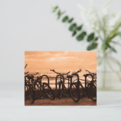 "Bicycles" Postcard Briefkaart (Staand voorkant)
